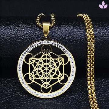 Collier metatron fleur de vie : une touche de sérénité divine
